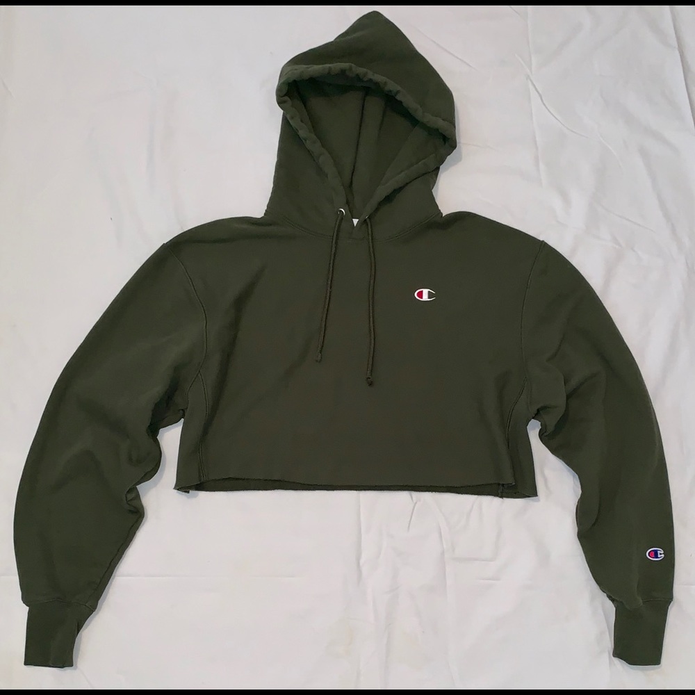 Champion cropped hoodie
